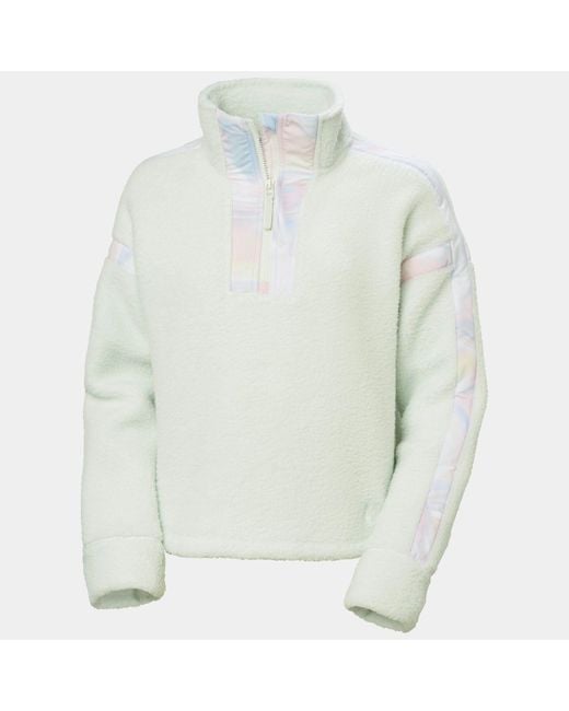 Imperial Pile Zip Pullover Mujer Helly Hansen de color Green