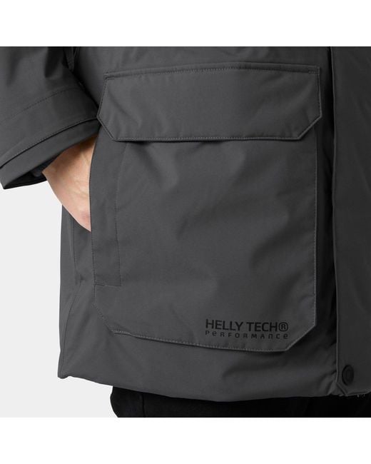 Helly Hansen Gray Reine Winter Parka for men