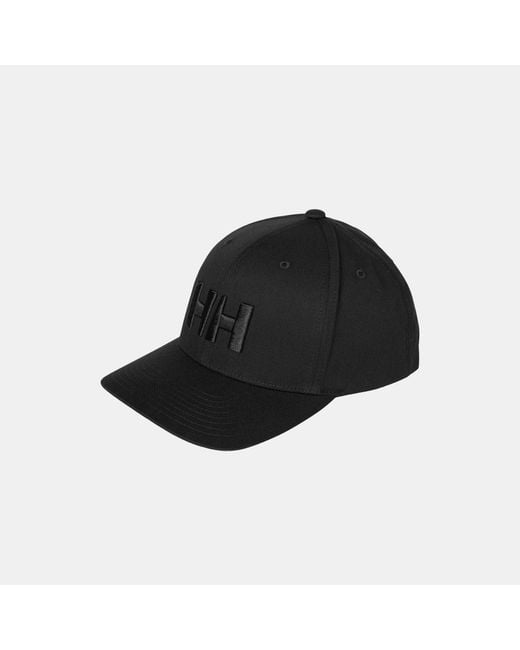 Helly Hansen Black Brand Cap Std