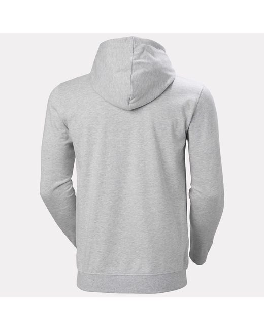 Helly Hansen Gray Nord Graphic Pull Over Hoodie for men