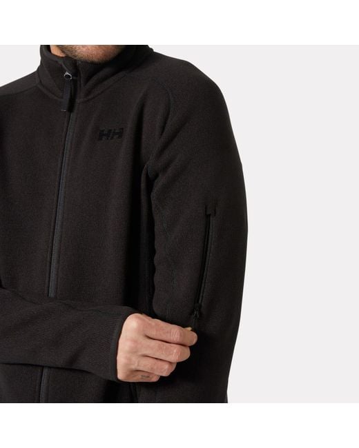 Helly Hansen Black Varde 2.0 Fleece Jacket for men