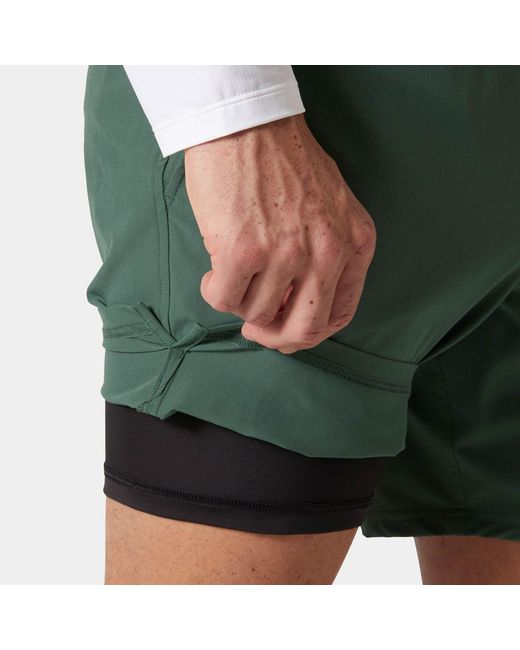 Helly Hansen Green Rapide Shorts 7' for men
