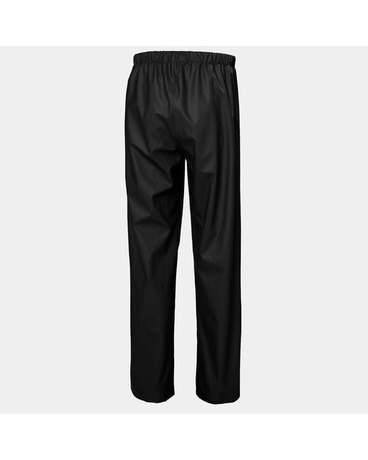 Helly Hansen Black Moss Durable Shell Pants for men