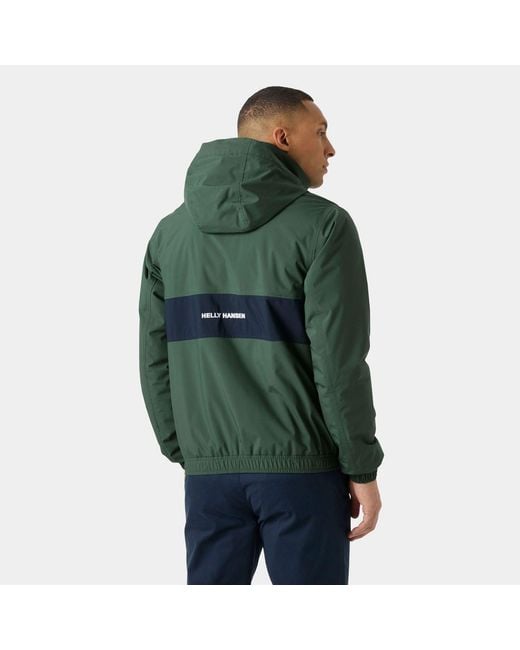 Helly Hansen Green Smoegen Insulated Rain Jacket for men