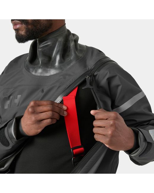 Helly Hansen Black Waterwear Dry Suit for men