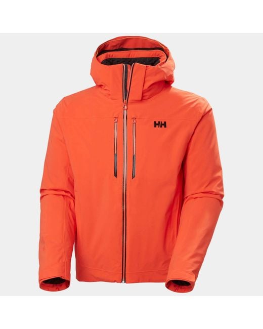 Helly Hansen Alpha Lifaloft Lightweight Ski Jacket Red for men