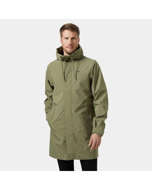 Helly Hansen Munich Raincoat Green for men