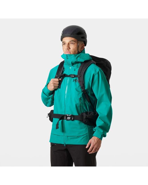 Helly Hansen Blue Verglas Backcountry Ski Shell Jacket for men