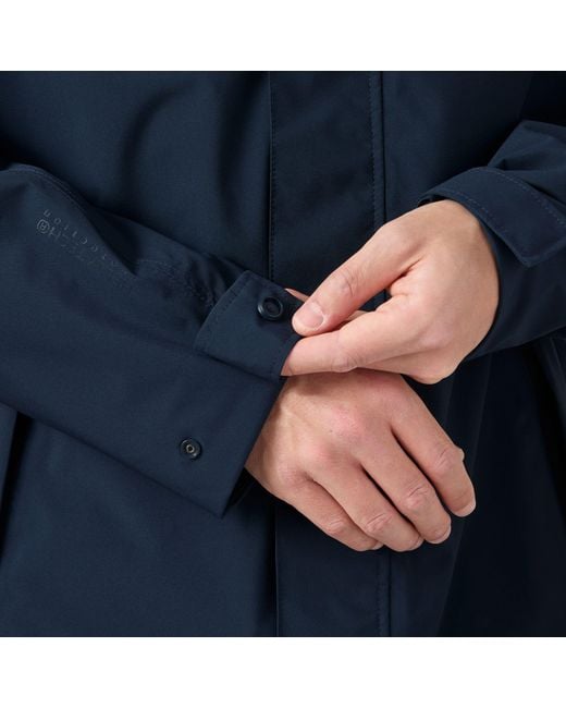 Helly Hansen Blue Brussel Raincoat for men