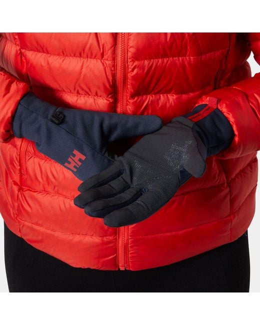 Helly Hansen Red Hardface Fleece Touch Gloves
