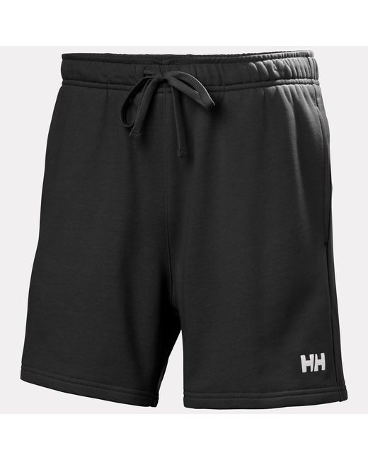 Helly Hansen Black Terry Loop 6” Shorts for men