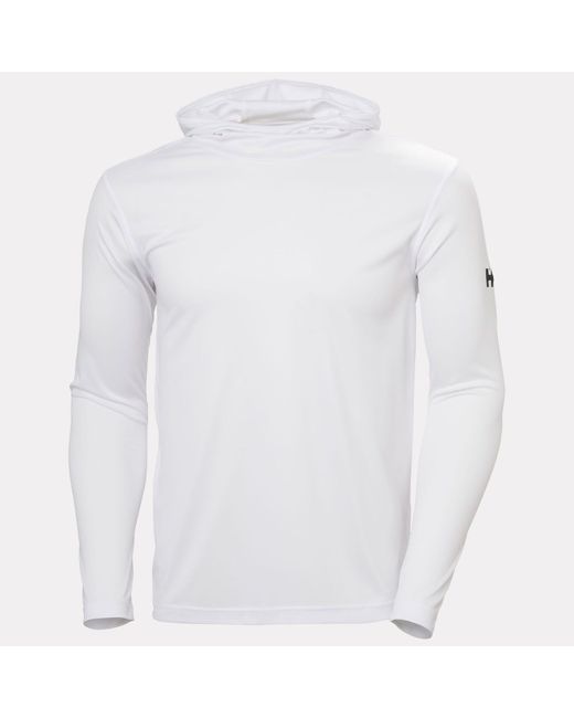 Helly Hansen White Helly-hansen Hh Tech Hoodie Hooded Sweatshirt for men