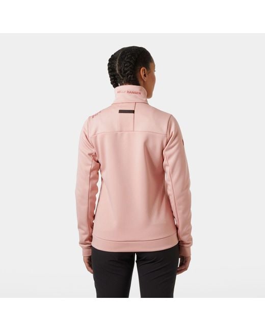 Crew Fleece Jacket Mujer Helly Hansen de color Pink