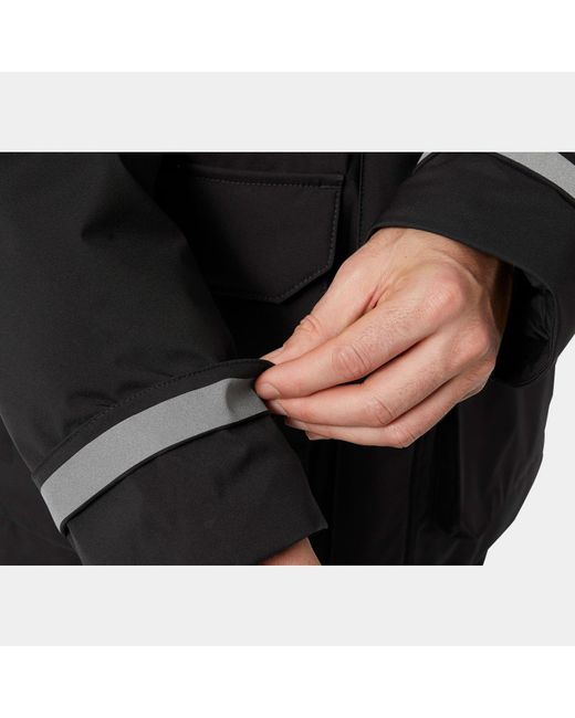 Helly Hansen Black Reine Winter Parka for men