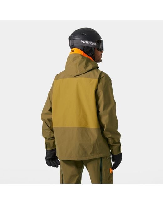 Helly Hansen Green Sogn Tinden Shell Jacket for men
