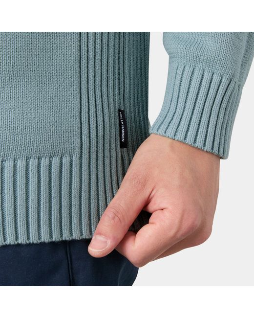 Helly Hansen Blue Smoegen Half-Zip Sweater for men