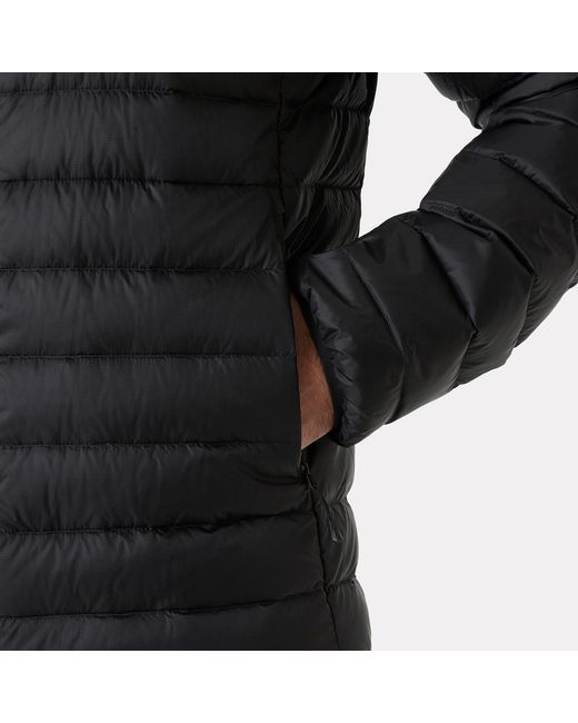 Helly Hansen Black Verglas Hooded Down Jacket 2.0 for men