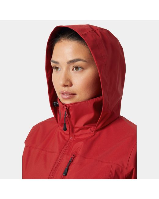 Helly Hansen Red Crew Hooded Jacket 2.0