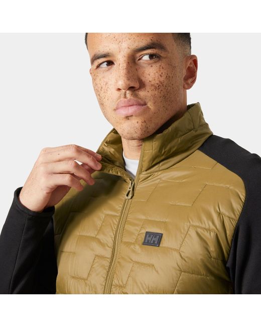 Helly Hansen Green Lifaloft Hybrid Lightweight Insulator Jacket for men