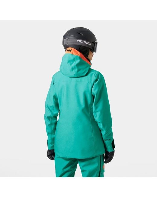 Helly Hansen Blue Powderqueen 3.0 Durable Ski Jacket