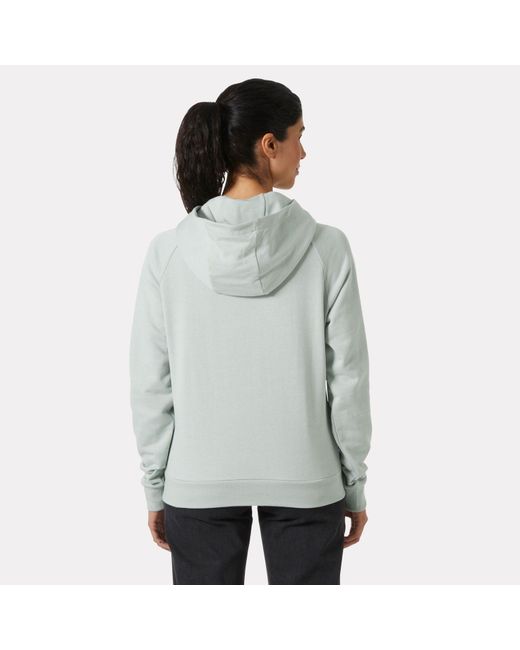Sweat À Capuche Femme Core Vert Helly Hansen en coloris Gray