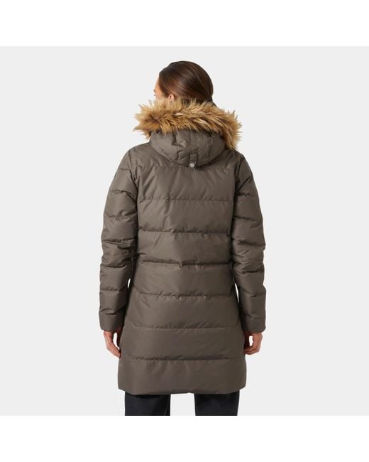 Helly Hansen Green Aden Down Long Parka
