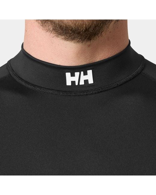 Helly Hansen Black Waterwear Rashguard