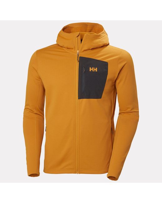 Helly Hansen Orange Versalite Hooded Fleece Jacket for men