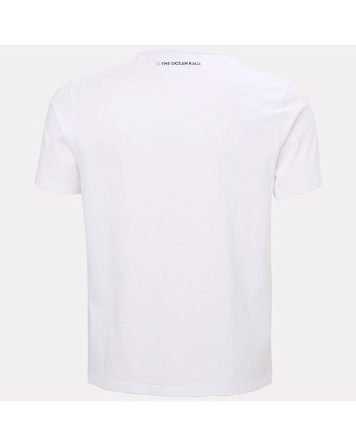 Helly Hansen White The Ocean Race T-Shirt for men