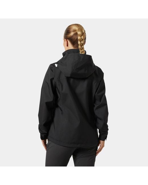 Helly Hansen Black Crew Hooded Jacket 2.0