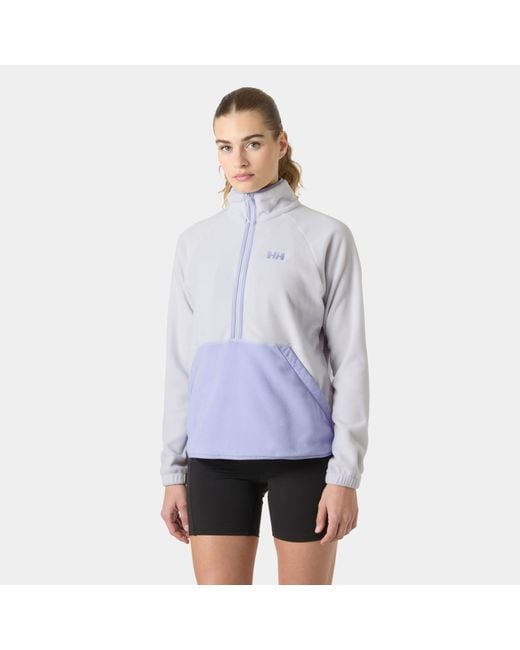 Helly Hansen Purple Rig Fleece Half-Zip Jacket