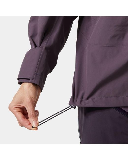 Helly Hansen Purple Sogn Shell Jacket