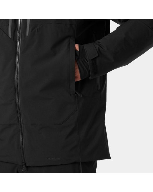 Helly Hansen Black Kvitfjell Infinity Down Ski Jacket for men