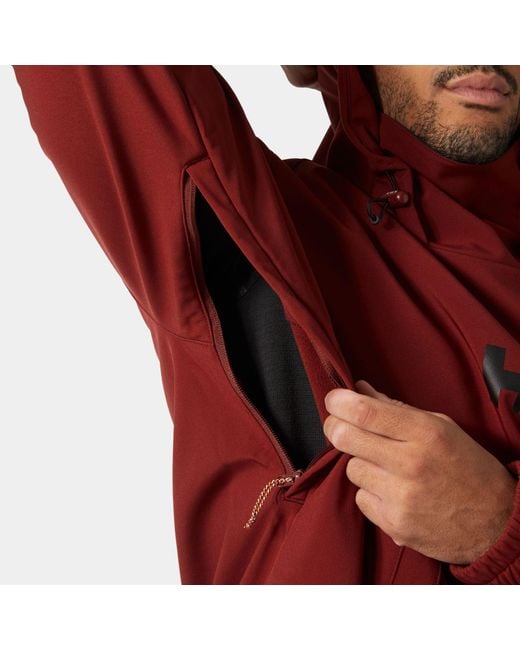 Helly Hansen Red Ullr D Ridable Hoodie