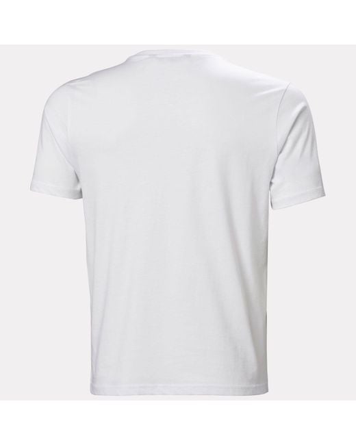Helly Hansen White Hh Logo T-Shirt 2.0 for men