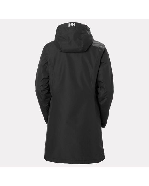 Helly Hansen Black Long Belfast Winter Jacket