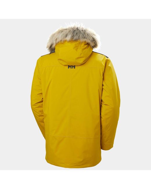 Helly Hansen Yellow Reine Parka Jacket for men