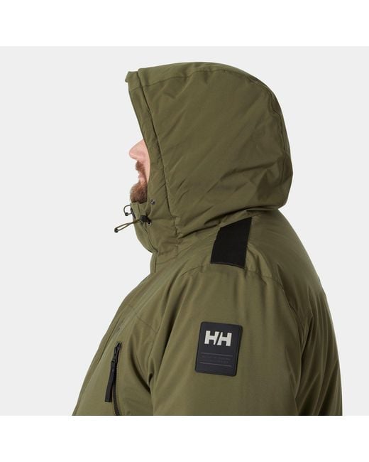 Helly Hansen Green Reine Winter Parka for men