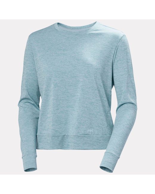 Sval Long Sleeve Blu di Helly Hansen in Blue