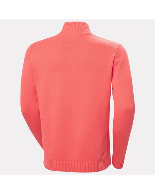 Helly Hansen Red Smoegen Half-Zip Sweater for men