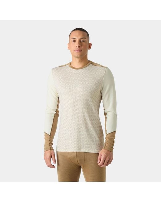 Helly Hansen Natural Lifa Merino Midweight Crew Base Layer for men