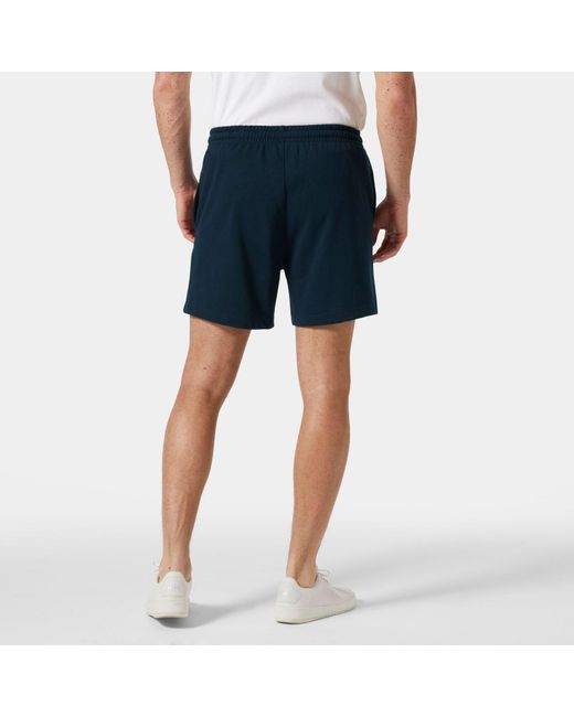 Helly Hansen Blue Terry Loop Shorts for men