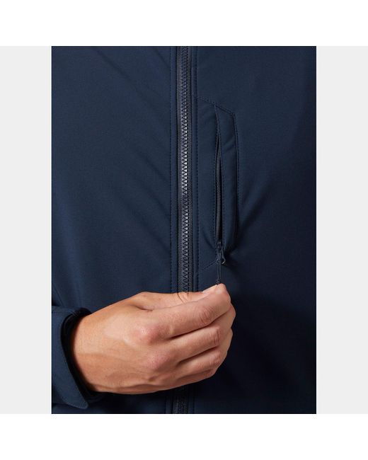 Helly Hansen Blue Paramount Athletic Cut Softshell Jacket for men