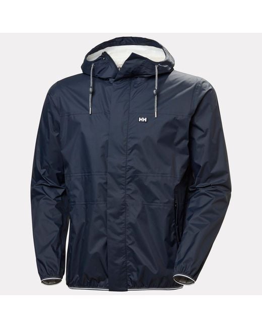 Helly Hansen Blue Koster 2.5-Layer Rain Jacket for men