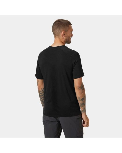 Helly Hansen Black Durawool T-Shirt