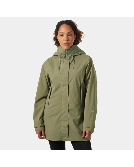 Helly Hansen Victoria Mid-length Raincoat Green