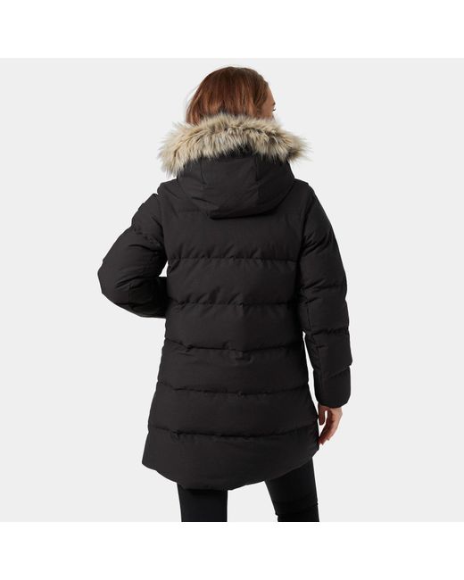Helly Hansen Black Blossom Puffy Parka