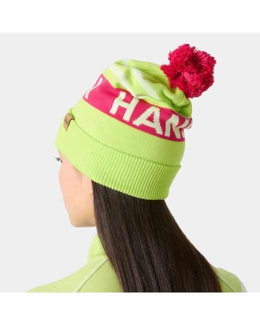 Helly Hansen Green Ridgeline Retro Ski Beanie Std