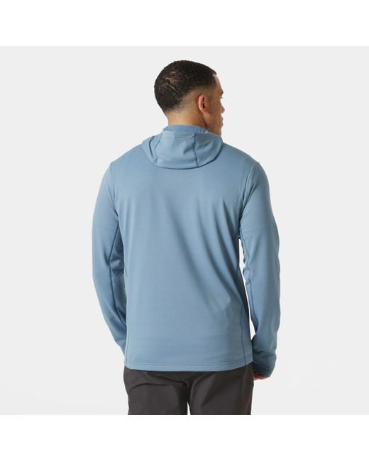 Helly Hansen Blue Versalite Hooded Fleece Jacket for men