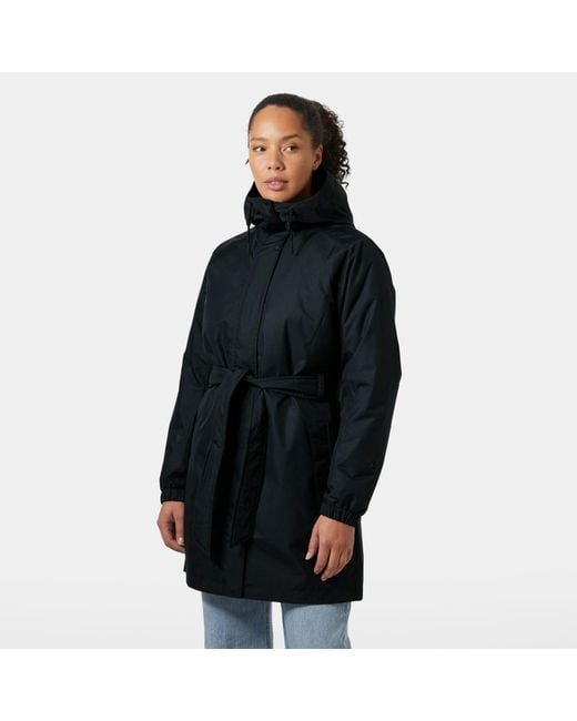 Helly Hansen Black Classic Insulated Trench